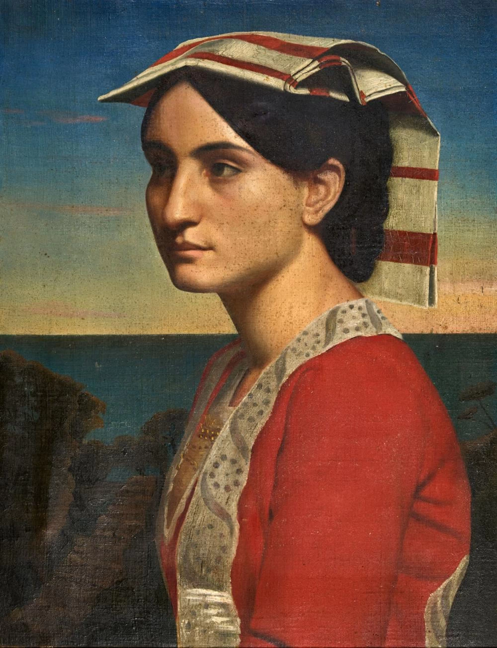 Giovane donna italiana